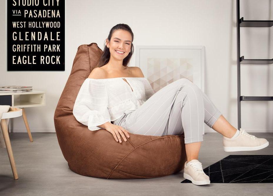 Extra large leather online bean bag