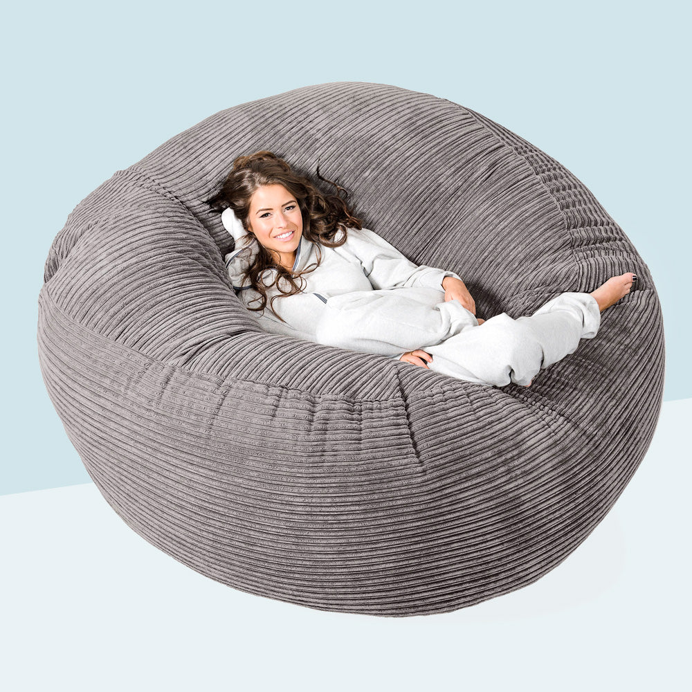 Giant Bean Bag Chair Cover(Cover only, No Filler) Soft Faux RH Fur