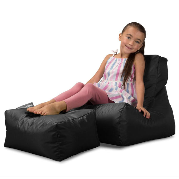 Children's Lounger Beanbag 2-6 yr COVER ONLY - Replacement Bean Bag Cover Fabric Close-up Image