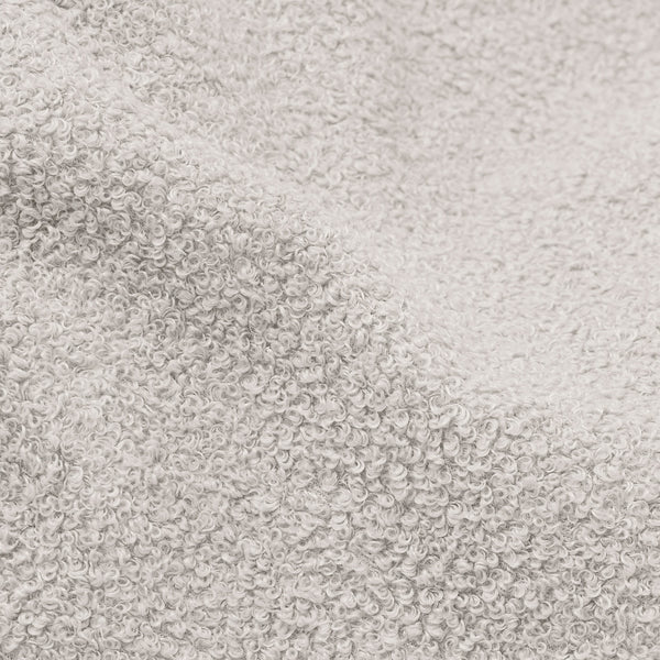 Large Floor Cushion - Boucle Ivory Fabric Close-up Image