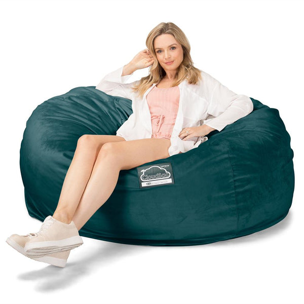 CloudSac 1010 XXL Giant Bean Bag Sofa COVER ONLY - Replacement Bean Bag Cover Fabric Close-up Image