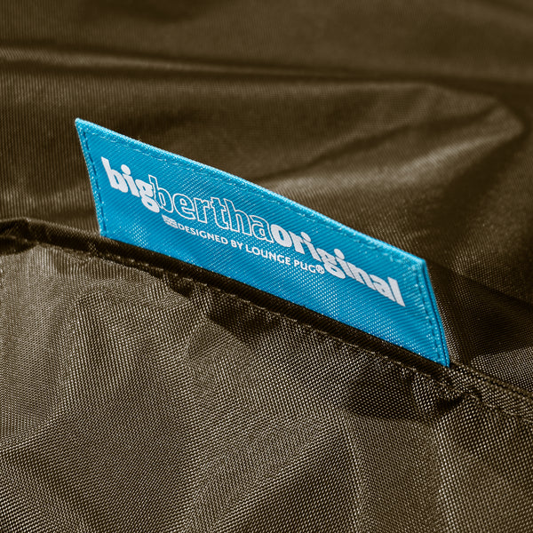 XXL Giant Outdoor Bean Bag - SmartCanvas™ Khaki Fabric Close-up Image