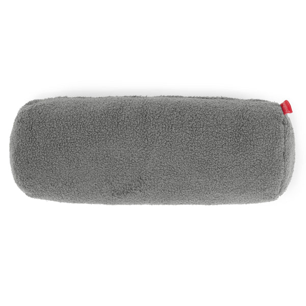 Bolster Scatter Cushion Cover 20 x 55cm - Boucle Grey 01