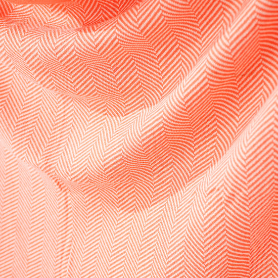 Throw / Blanket - Knitted Herringbone Coral Pink 02