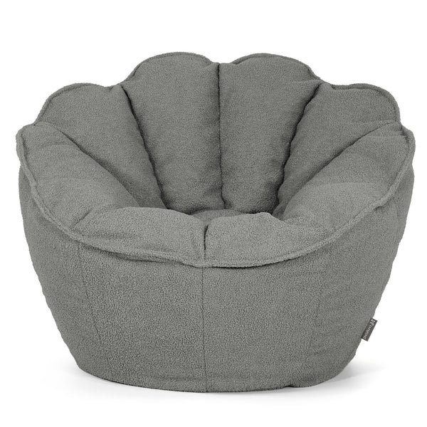 Natalia Sacco Bean Bag Chair - Boucle Grey