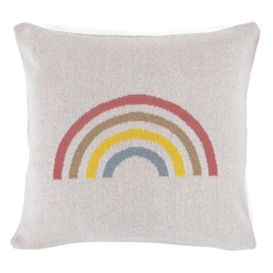 Decorative Cushion Cover 47 x 47cm - Knitted Rainbow 01