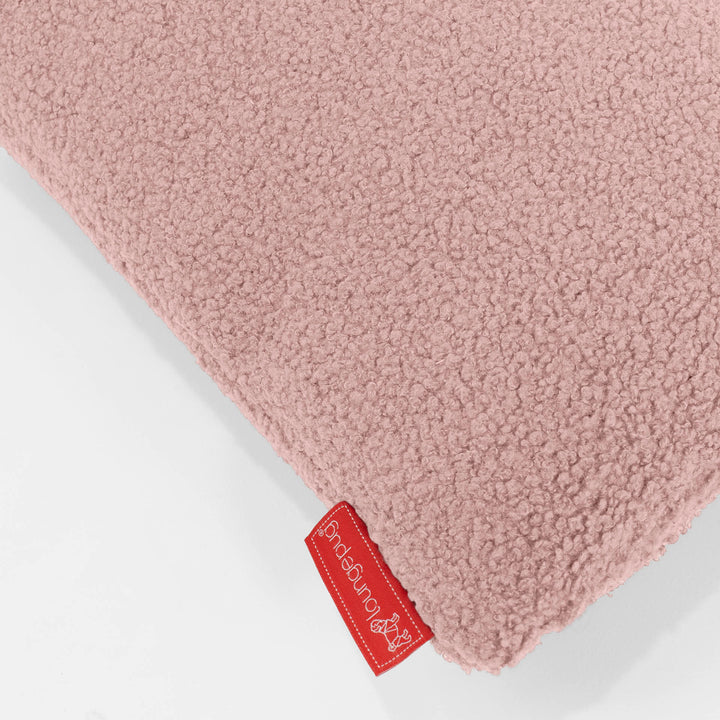 Rectangular Scatter Cushion Cover 35 x 50cm - Boucle Pink 02