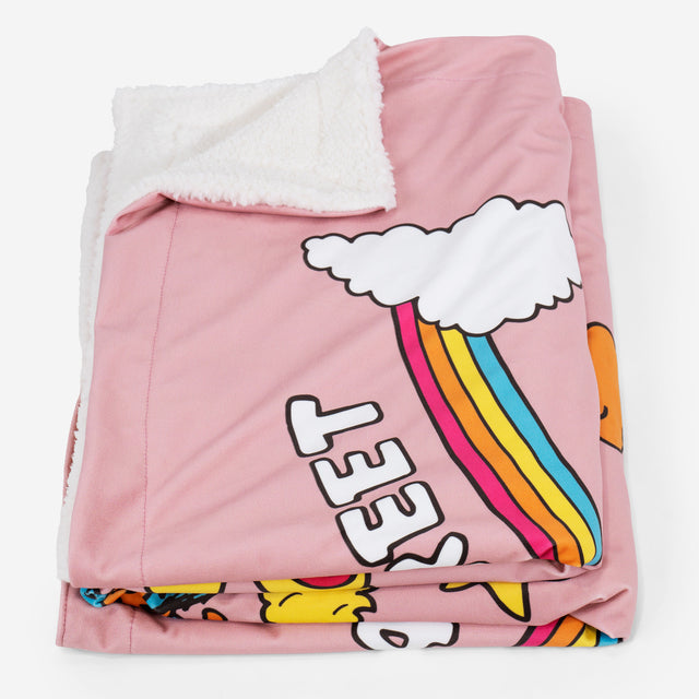 Fleece Throw / Blanket - Peace Love & Sesame Street 02