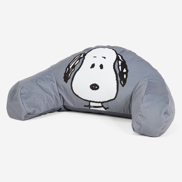 Peanuts Snoopy Big Face Kids High Back Support Cuddle Cushion Graphite ...