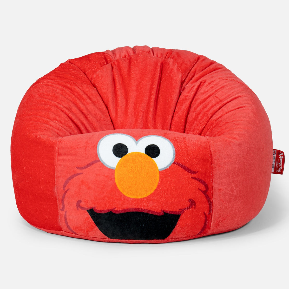 Sesame Street Elmo Character Red Bean Bag Chairs Classic Gaming Chair ...