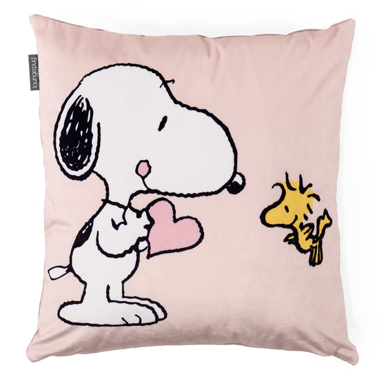 Snoopy Scatter Cushion Cover 47 x 47cm - Snoopy & Woodstock 01