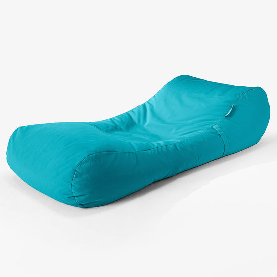 SoleiStorm™ Ultra 2000 h+ Sun Lounger Garden Beanbag - Olefin Aqua 01