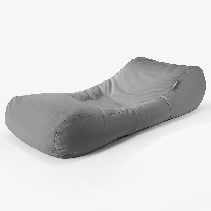 SoleiStorm™ Ultra 2000 h+ Sun Lounger Garden Beanbag - Olefin Mid Grey 01