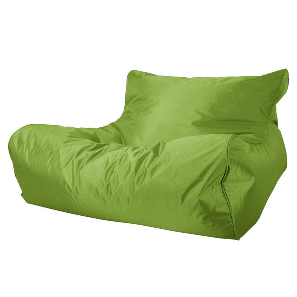 Outdoor Waterproof Floating Bean Bag for the Pool - SmartCanvas™ Lime Green Fabric Close-up Image