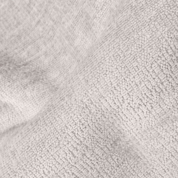 Eva Lounger Bean Bag - Chenille Cream Fabric Close-up Image