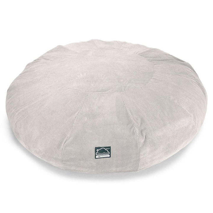 CloudSac 5000 XXXXXL Titanic Memory Foam Beanbag Sofa - Pom Pom Ivory 04