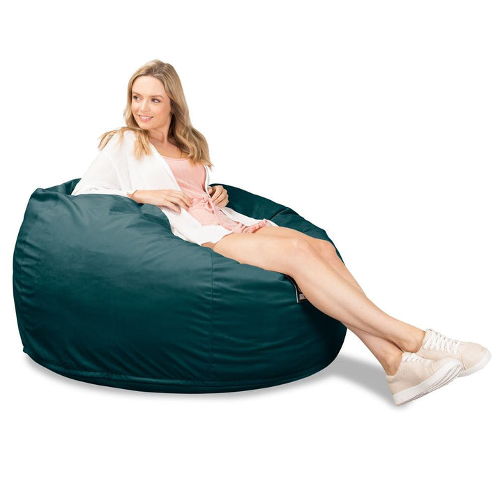 CloudSac 510 XL Large Memory Foam Beanbag - Velvet Teal 03