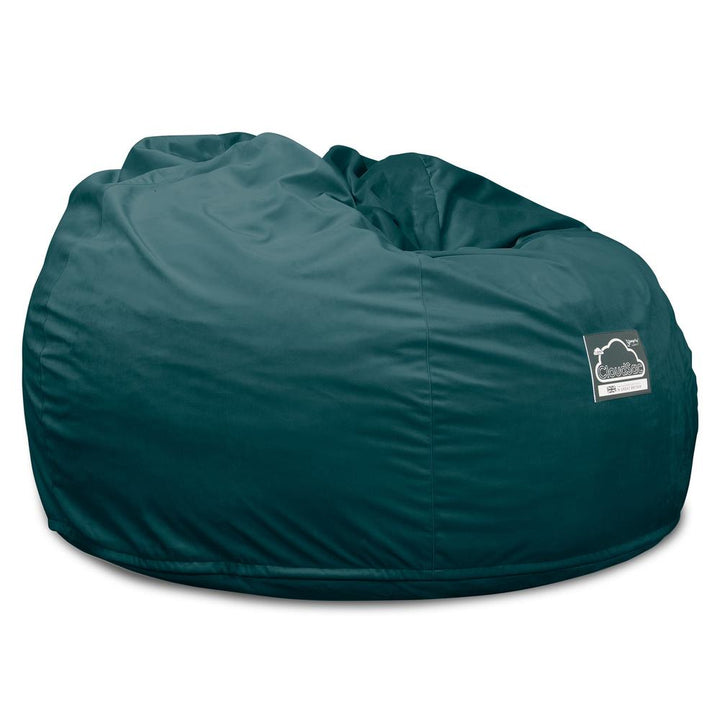 CloudSac 510 XL Large Memory Foam Beanbag - Velvet Teal 05