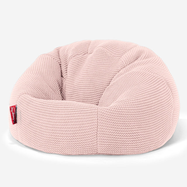 LOUNGE PUG ELLOS KNIT Kids' Bean Bag Chairs CLASSIC Gaming Chair Beanbags BABY PINK