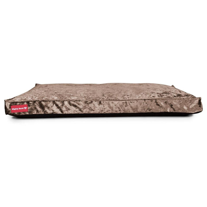 The Mattress By Mighty-Bark Orthopedic Classic Memory Foam Dog Bed Cushion For Pets Medium XXL Glitz Truffle