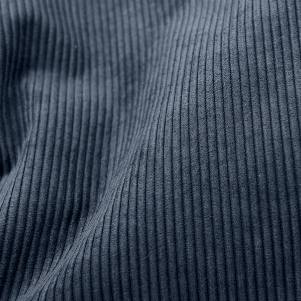 Charles Vintish Bean Bag - Needlecord Navy Fabric Close-up Image