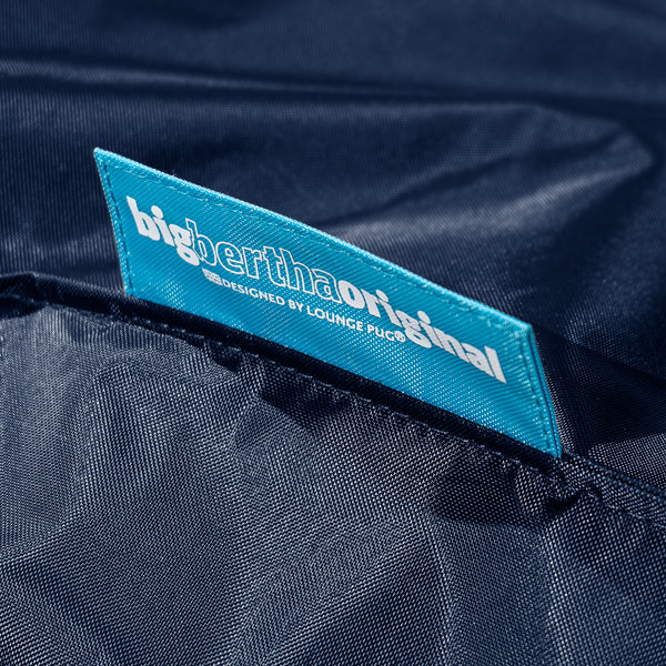 Junior Outdoor Beanbag 2-14 yr - SmartCanvas™ Navy Blue Fabric Close-up Image