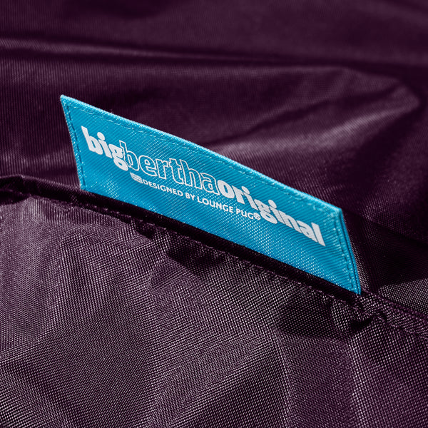 Children's Cocoon Waterproof Bean Bag 2-6 yr - SmartCanvas™ Purple Fabric Close-up Image
