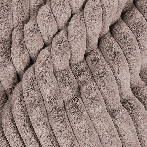 XL Pillow Beanbag - Ultra Plush Cord Minky Fabric Close-up Image