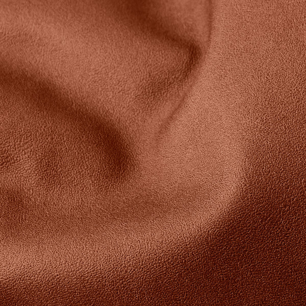 Natalia Sacco Bean Bag Chair - Vegan Leather Chestnut Fabric Close-up Image