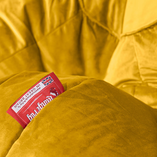 XXL Cuddle Cushion - Velvet Gold 02