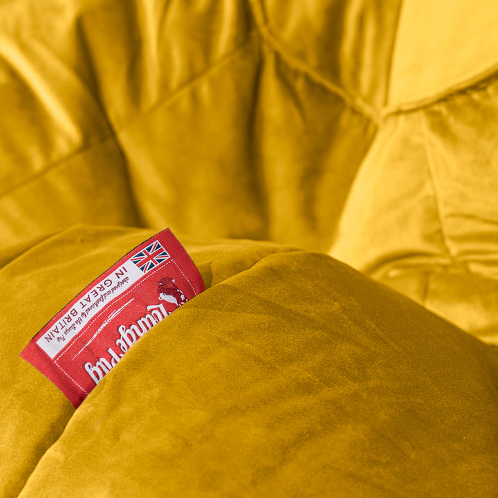 XXL Cuddle Cushion - Velvet Gold 02