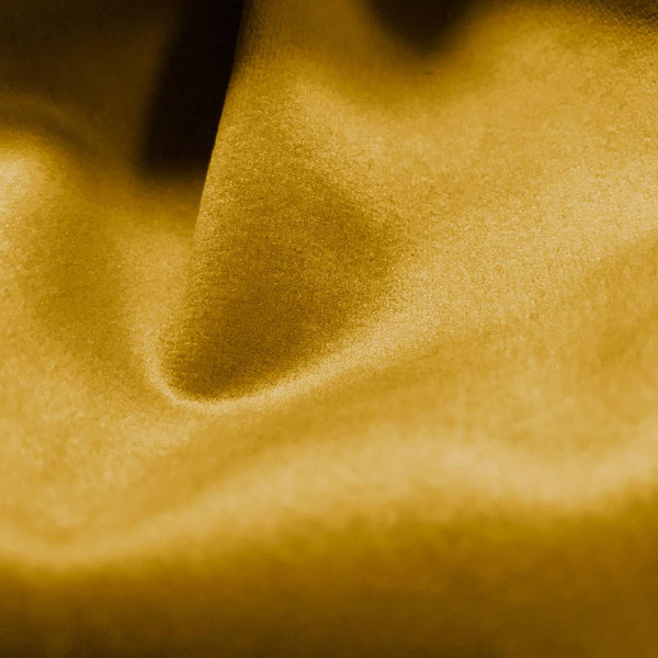 Junior Children's Beanbag 2-14 yr - Velvet Mustard Fabric Close-up Image