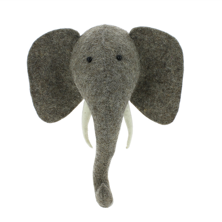 Mini Elephant Head Wall Mount 01