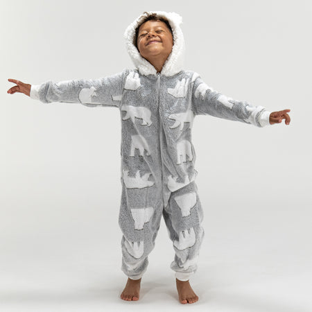 Polar fleece hot sale sleepsuit