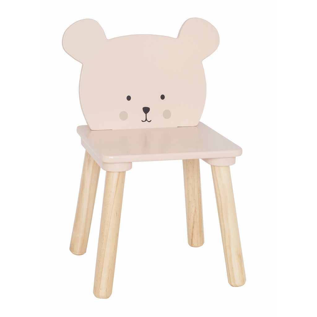 Wooden teddy bear discount chair