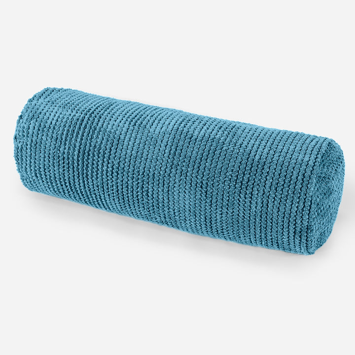 Bolster Scatter Cushion 20 x 55cm - Pom Pom Aegean Blue 01