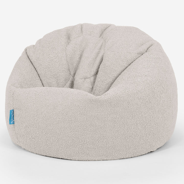 Classic Kids Bean Bag Chair 1-5 yr - Boucle Ivory 01