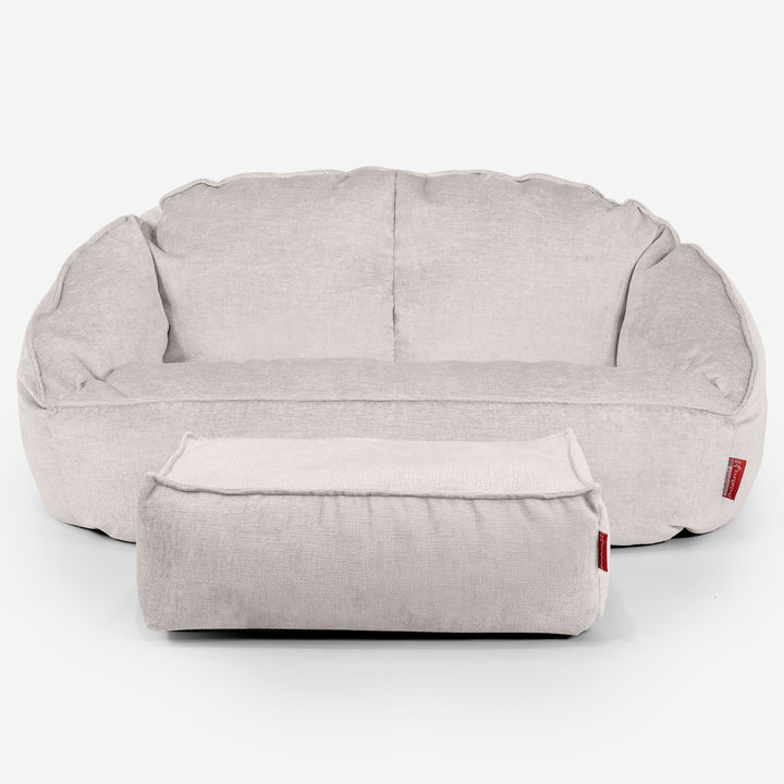 Bubble Sofa Bean Bag - Chenille Cream 02