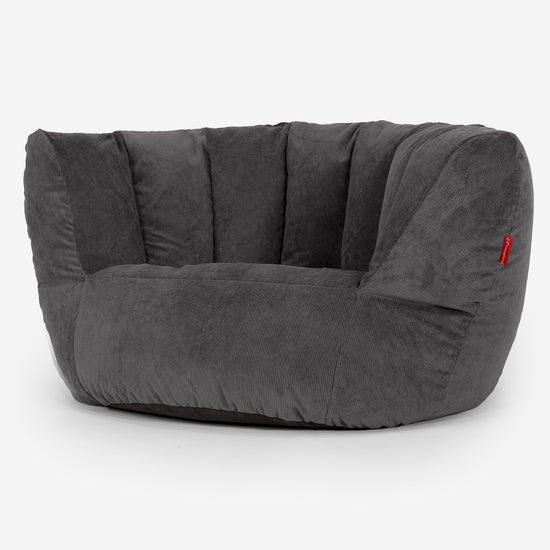 Charles Vintish Bean Bag - Needlecord Charcoal 02