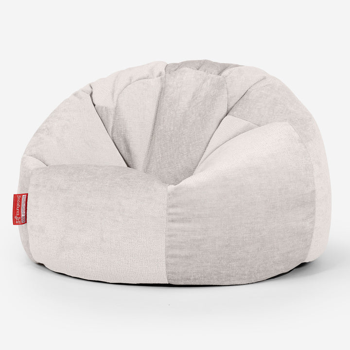 Classic Bean Bag Chair - Chenille Cream 01