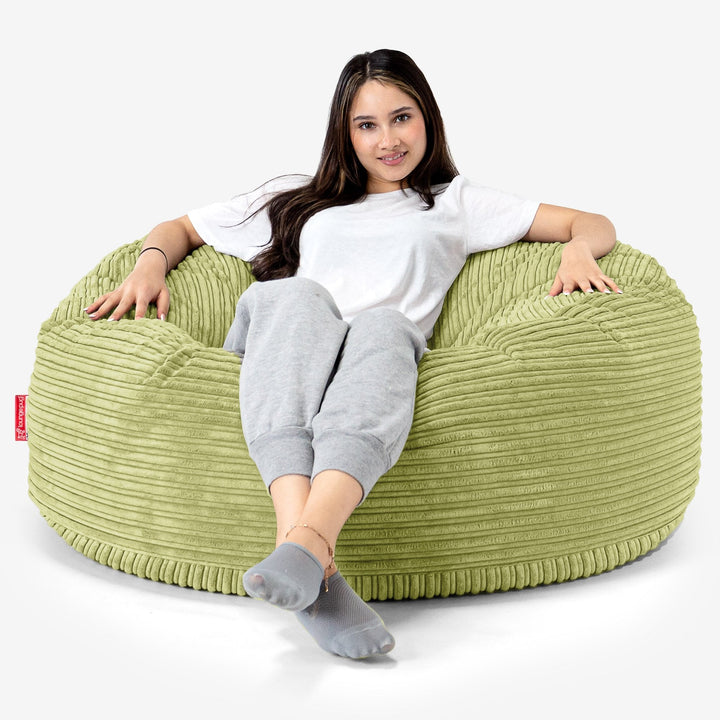 Mammoth Bean Bag Sofa - Cord Lime Green 01