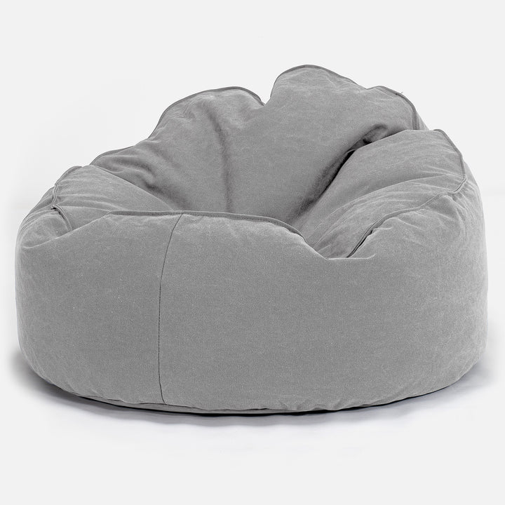 Archi Bean Bag Chair - Canvas Pewter 01