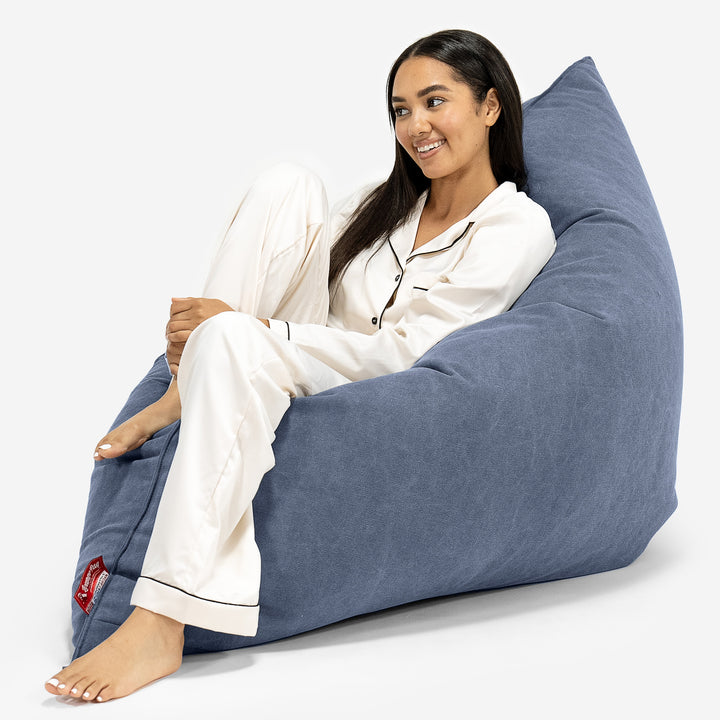 XL Pillow Beanbag - Canvas Navy 04