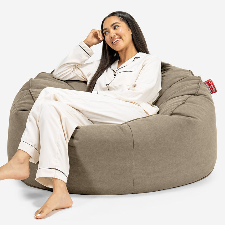 Mammoth Bean Bag Sofa - Canvas Earth 01