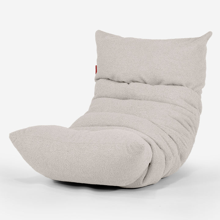 Eva Lounger Bean Bag - Boucle Ivory 01