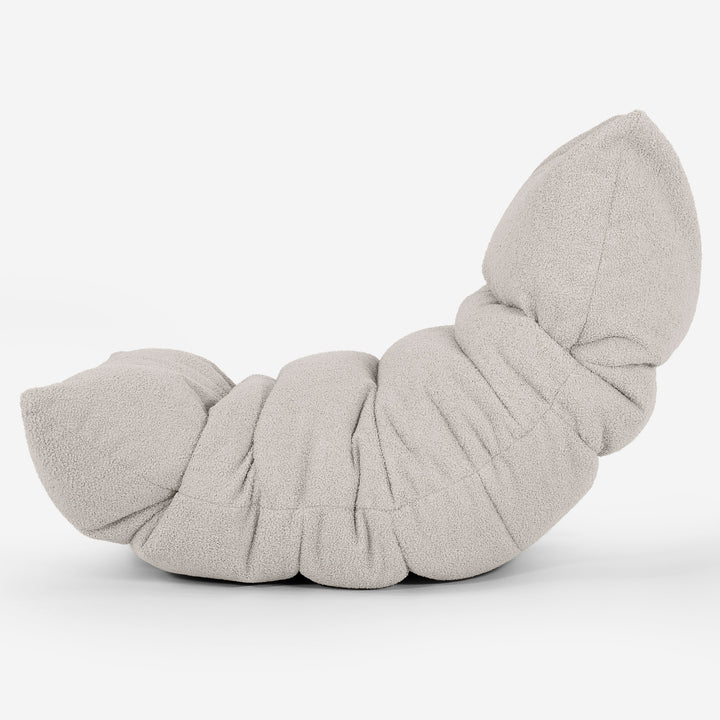 Eva Lounger Bean Bag - Boucle Ivory 02