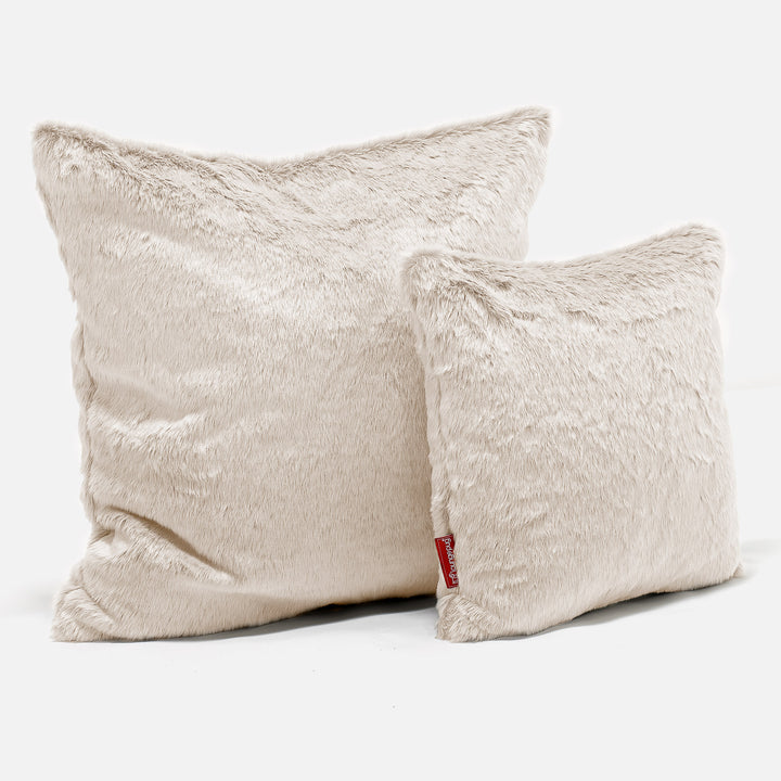 Large white decorative pillows sale