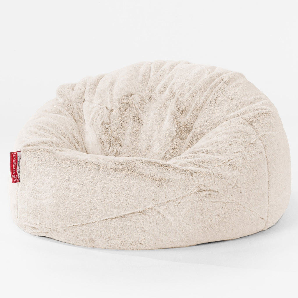 Fluffy store pouf chair