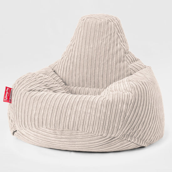 Teardrop Bean Bag Chair - Cord Ivory 01