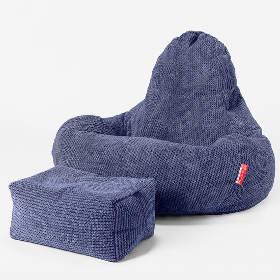 Ultra Lux Gaming Bean Bag Chair - Pom Pom Purple 02